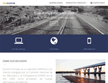 Tablet Screenshot of duocom.es